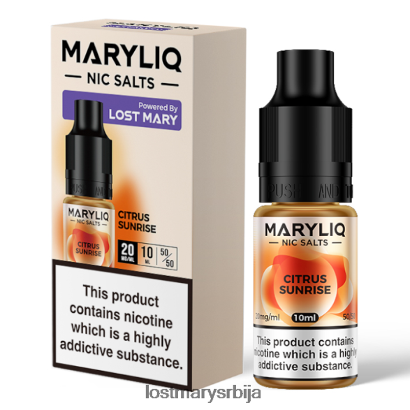 Lost Mary Online Store- лост Мари Марилик ниц соли - 10мл цитруса FRVFV4210