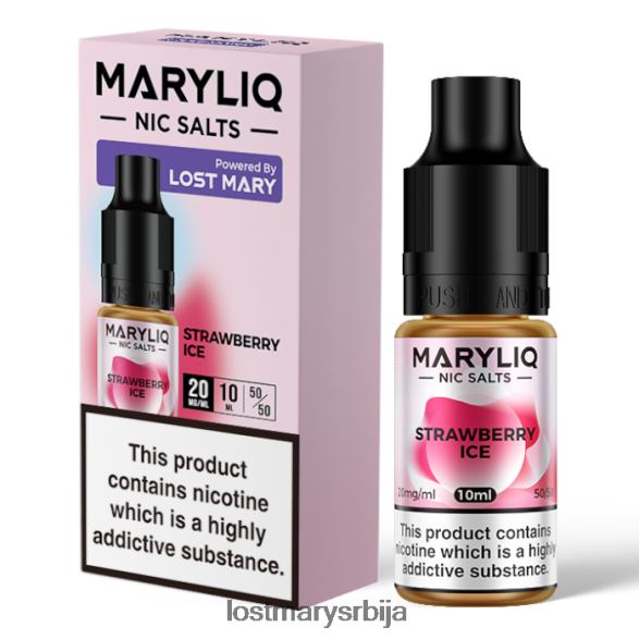 Lost Mary Puff Flavors- лост Мари Марилик ниц соли - 10мл јагода FRVFV4225