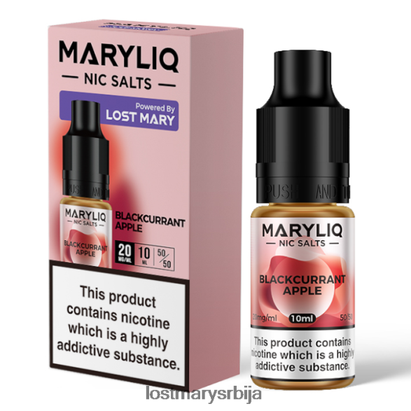Lost Mary Vape- лост Мари Марилик ниц соли - 10мл Црна рибизла FRVFV4221