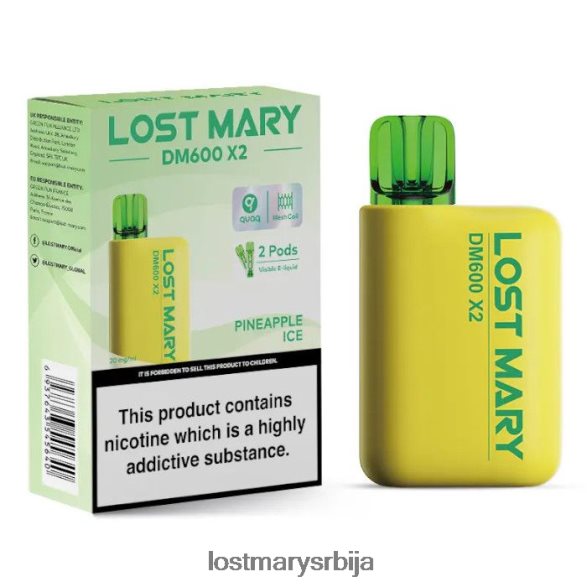 Lost Mary Puffs- лост Мари дм600 к2 вапе за једнократну употребу лед од ананаса FRVFV4204
