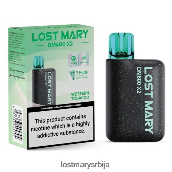 Lost Mary Vape- лост Мари дм600 к2 вапе за једнократну употребу западни дуван FRVFV4201