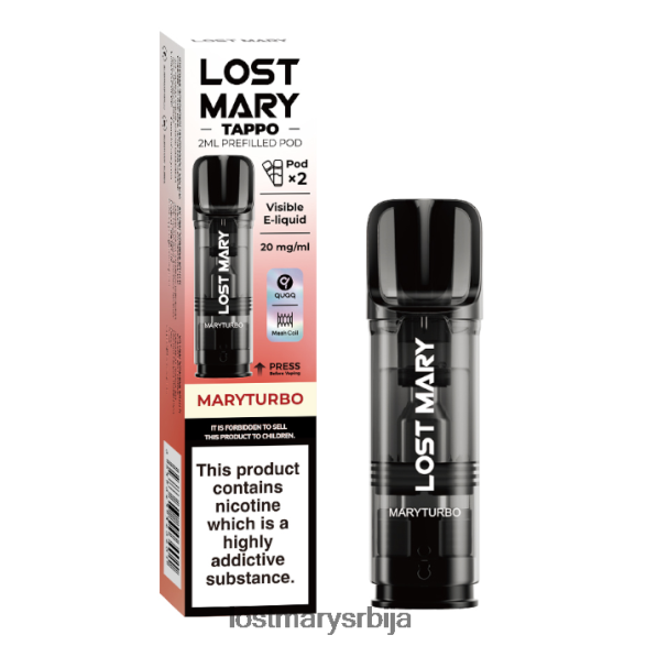 Lost Mary Puff Flavors- лост Мари таппо напуњене махуне - 20мг - 2пк маритурбо FRVFV4185