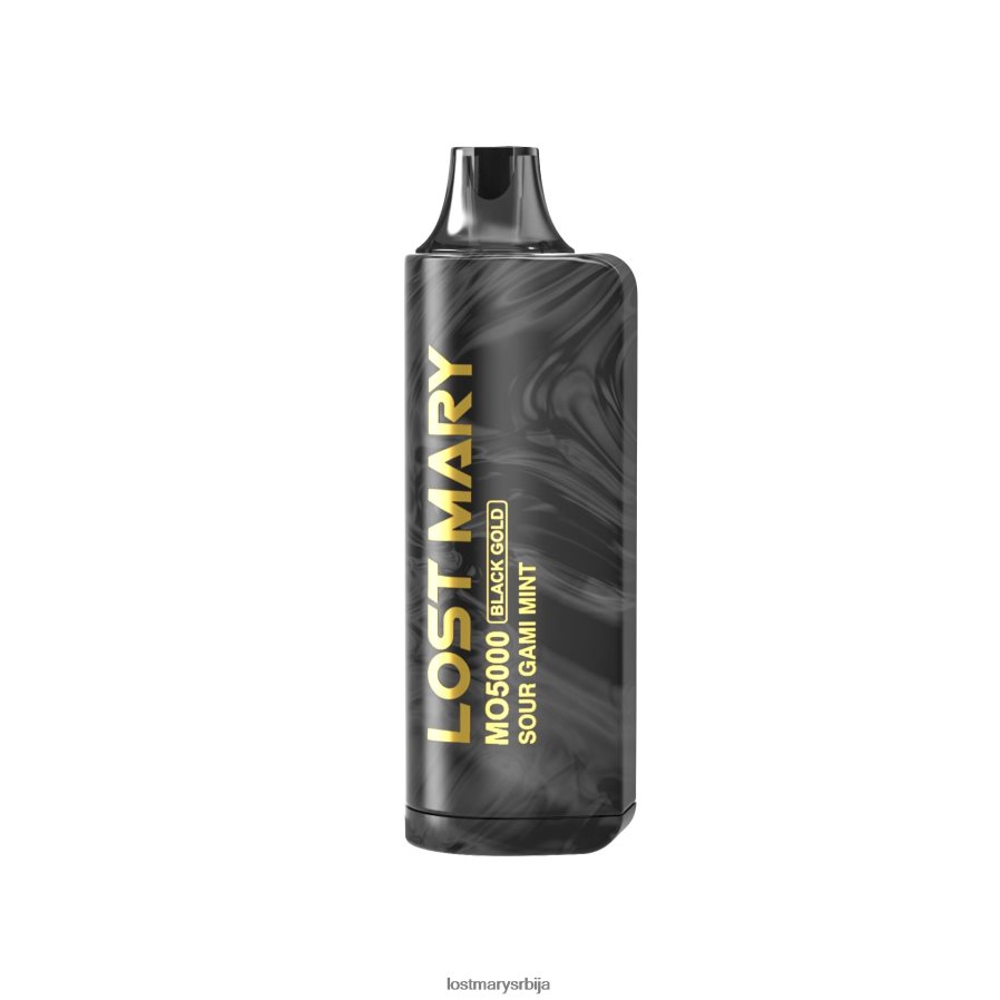 LOST MARY- 2L8L864 LOST MARY puffs кисела гами мента мо5000 црно злато за једнократну употребу 10мл